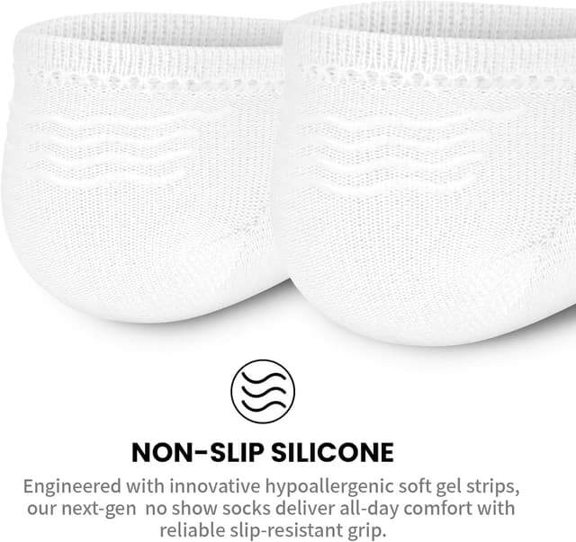 Detalle 2 de Wernies No Show Socks, 8 Pairs ⚙