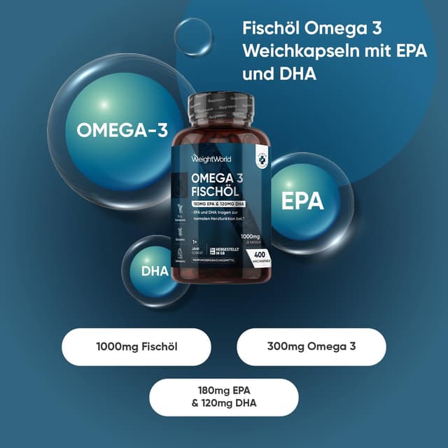 Thumbnail 1 de Omega 3 Ă–l Kapseln 400 đź’Š