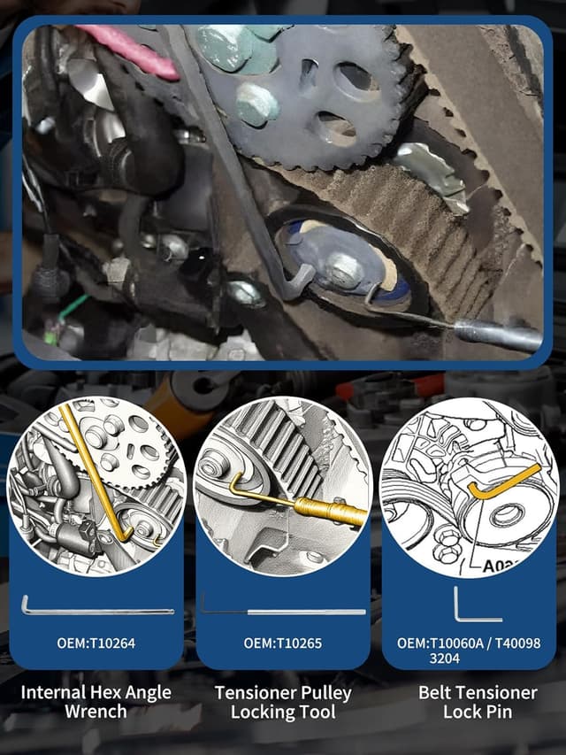 Detalle 2 de Wvoillty Motor Einstellwerkzeug-Set 10-teilig