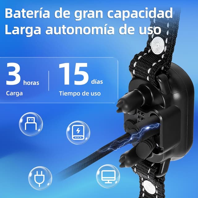 Thumbnail 5 de Collier anti aboiement rechargeable 15 jours