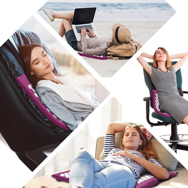 Thumbnail 5 de Akupressurmatte Set Purple mit Kissen 62 × 38 cm