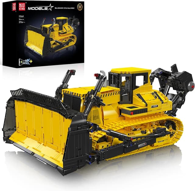 Detalle de Mould King RC-Bulldozer Bausatz 17049S