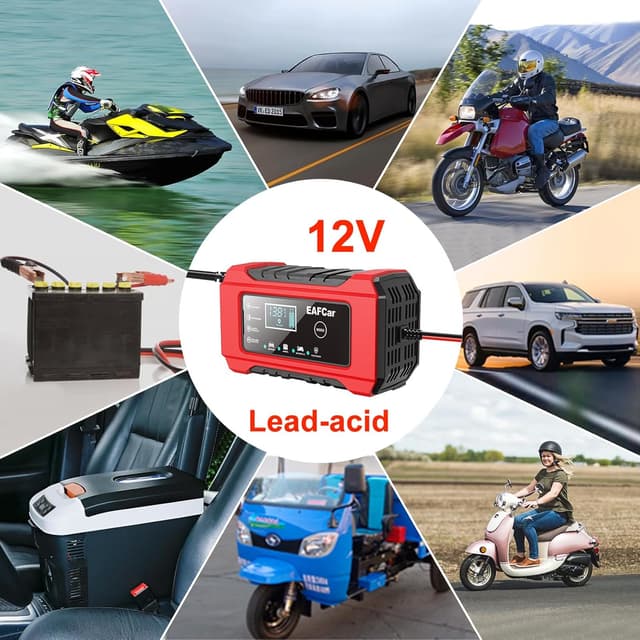 Thumbnail 2 de EAFCar 6A 12V Car Battery Charger