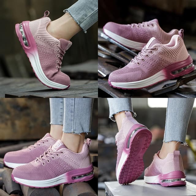 Detalle de Baofular chaussures de sécurité hommes/femmes légères antidérapantes en mesh