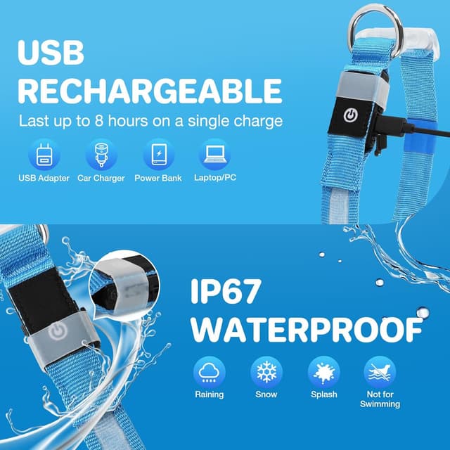 Thumbnail 1 de CAWJUG Dog Light up Collar