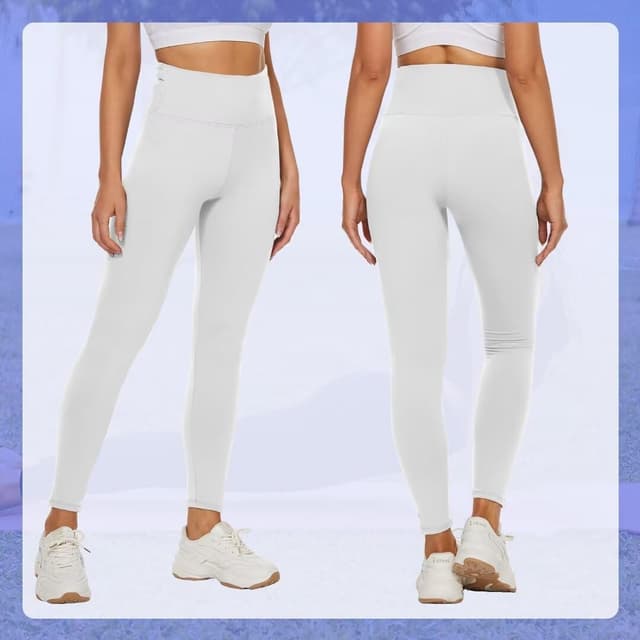 Detalle de TNNZEET High Waist Leggings für Damen mit 4-Wege-Stretch und Soft-Komfort