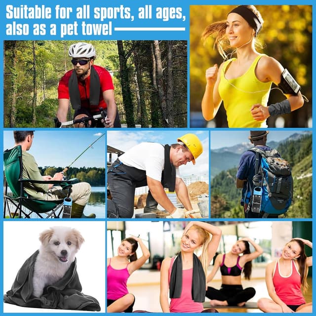 Thumbnail 5 de VAKKI Cooling Towel for Sports 1-Pack 🧣