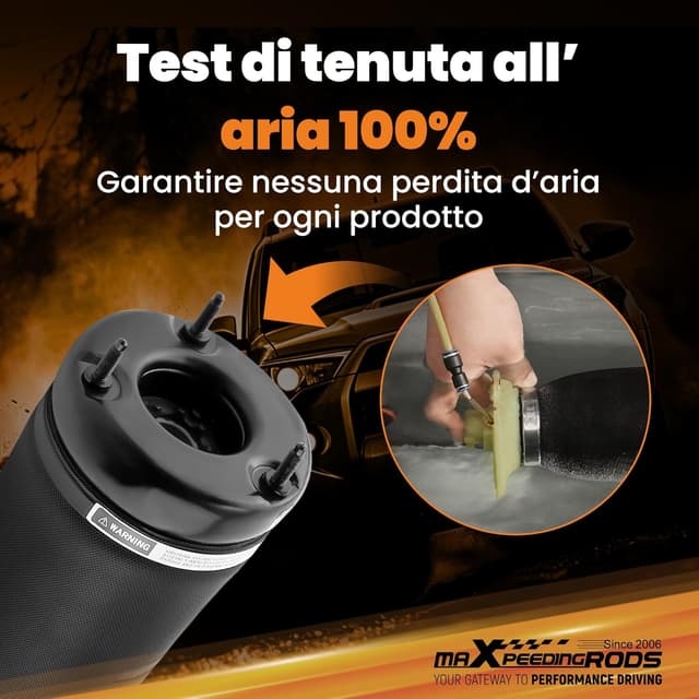 Detalle de maXpeedingrods 2 sospensioni pneumatiche posteriori Airmatic sigillate per Mercedes ML/GL Classe W164