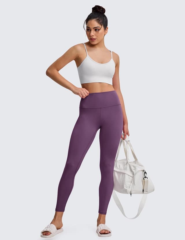 Detalle de BAYDI Clouduxi High Waist Sport-Leggings Damen (blickdicht, 7/8) – Yoga- & Loungehose