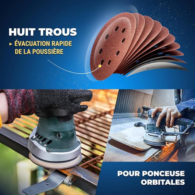 Thumbnail 5 de S&R 120 disques de ponçage 125 mm 🛠