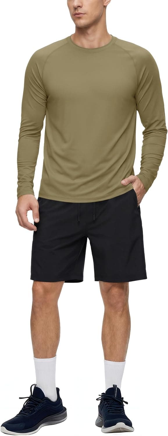 Detalle 2 de TACVASEN Herren UPF 50+ UV-Schutz Langarmshirt für Outdoor & Rashguard