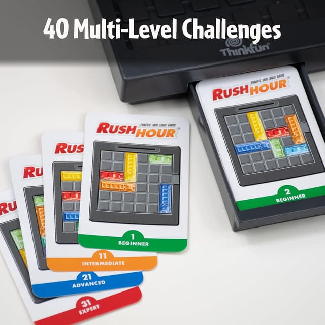 Thumbnail 2 de ThinkFun Rush Hour Logic Game for Ages 8+ 🧩