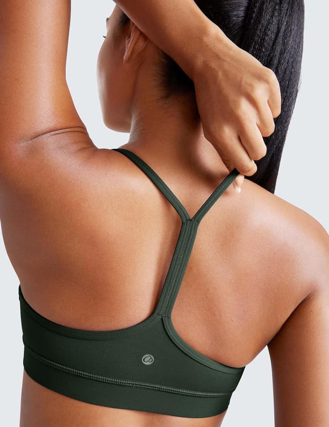 Detalle de CRZ YOGA Butterluxe reggiseno sportivo da yoga con schiena incrociata e imbottitura per basso impatto