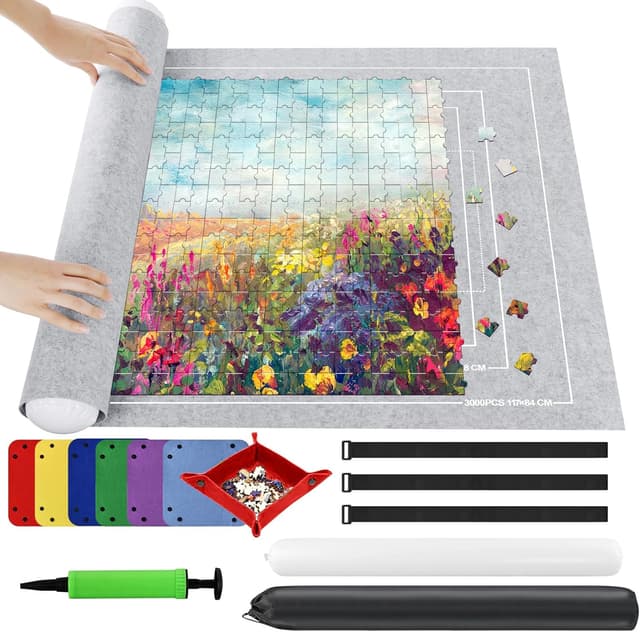 Detalle de Ainiv Puzzle Roll Mat 3000 pcs felt storage