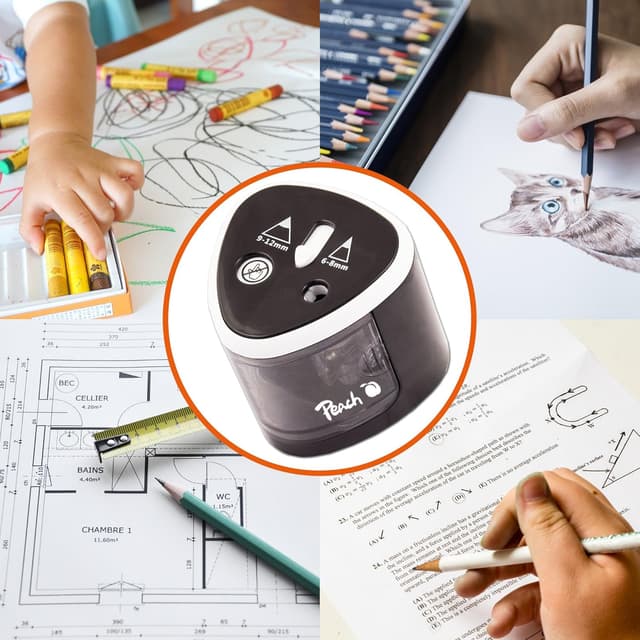 Thumbnail 2 de Peach PO102 Elektrischer Spitzer 6–12 mm