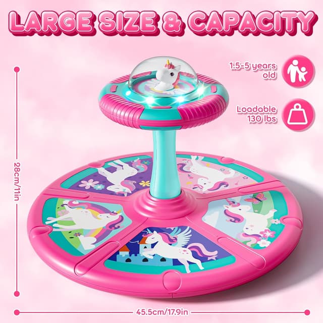 Thumbnail 4 de Lehoo Castle Sensory Seat 360° spinning chair for toddlers 🎠