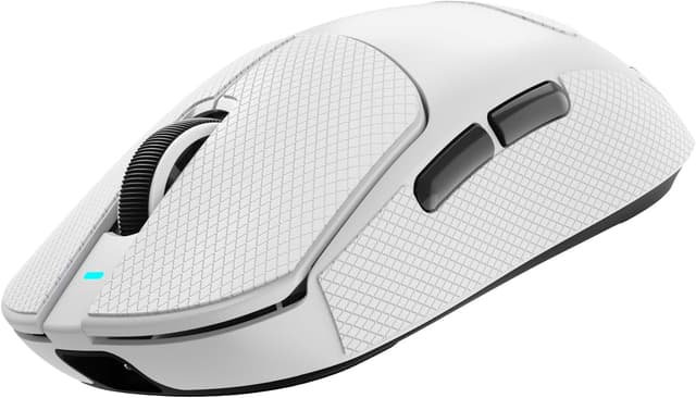 Detalle de Attack Shark X8 Ultra 55g gaming mouse (PixArt PAW3950MAX, 8KHz, tri-mode wireless/BT/wired)