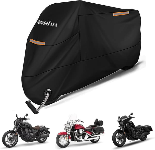 Detalle de MOSFiATA Waterproof Motorcycle Cover (210D Oxford cloth) with lock holes