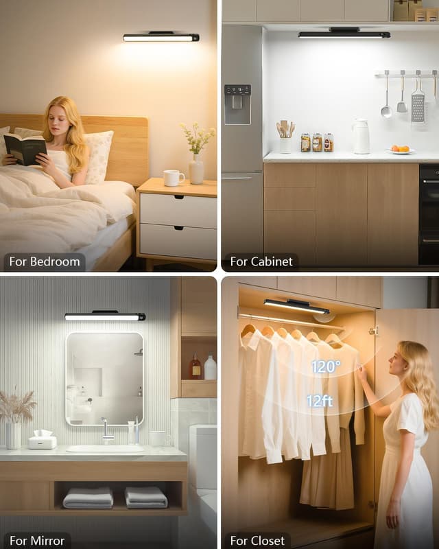 Detalle 2 de Ferswe Schranklicht 5 W mit Bewegungsmelder