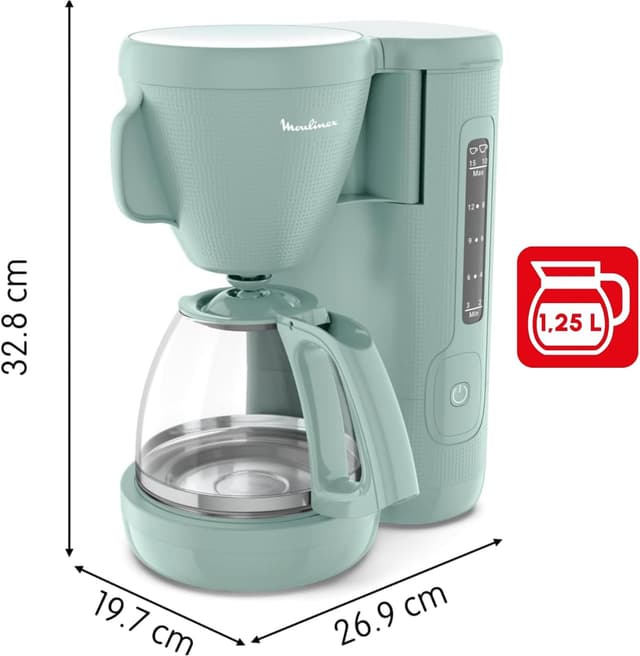 Thumbnail 1 de Moulinex Morning FG2M1310 Cafetière 1,25 L