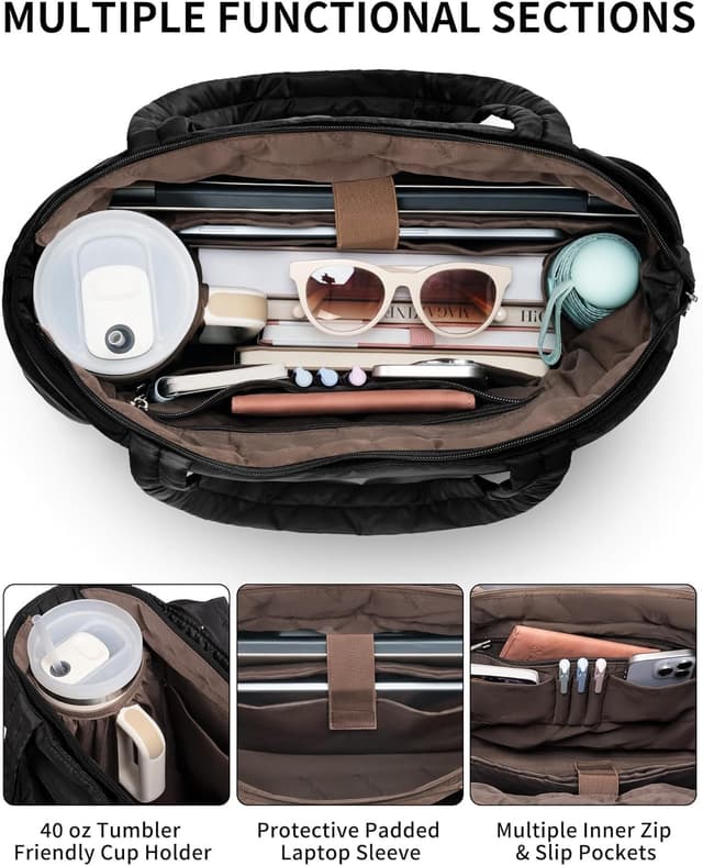 Thumbnail 3 de Bagstellar Puffer Tote Bag 20L