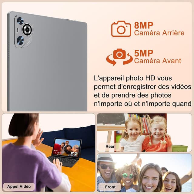 Thumbnail 4 de Gemini AI Tablette Android 14 10,1 pouces