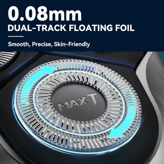 Detalle 2 de MAX-T Electric Razor 120 mins runtime 🔌🪒