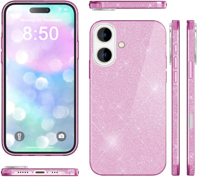 Thumbnail 6 de NALIA SHINEPOP Glitzerhülle für iPhone 16