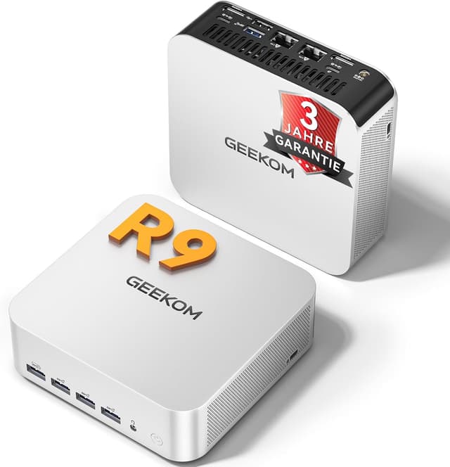 Imagen de GEEKOM AI Mini PC A7 Max (2026 Edition) mit AMD Ryzen 9 7940HS, Windows 11 Pro, DDR5 bis 128 GB und 1 TB SSD en OfertitasTOP