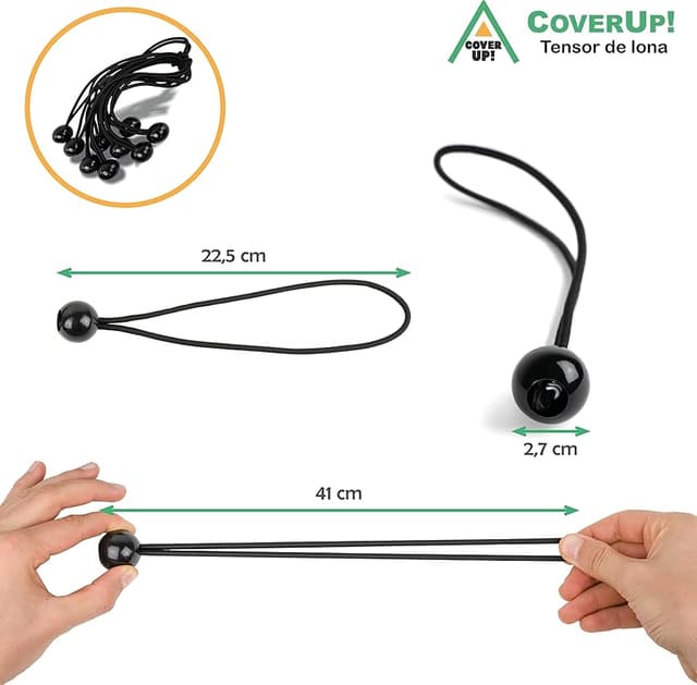 Thumbnail 4 de CoverUp! Lona Impermeable Azul 2x3m con 10 Tensores 🌧