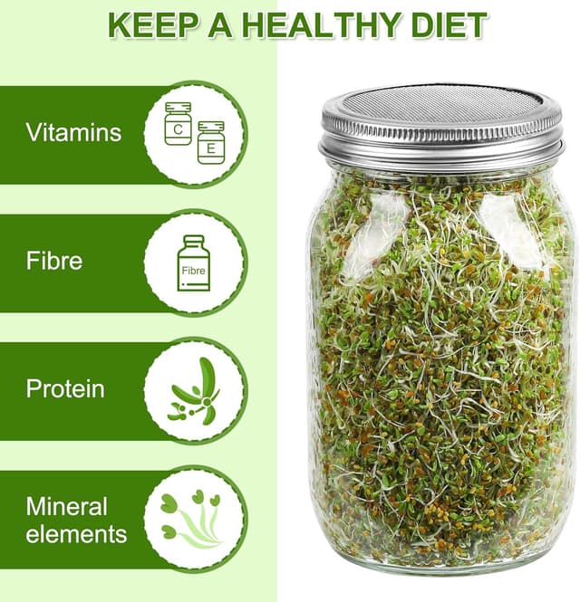 Detalle de Jokisa Sprossenglas 3er Set 1000 ml