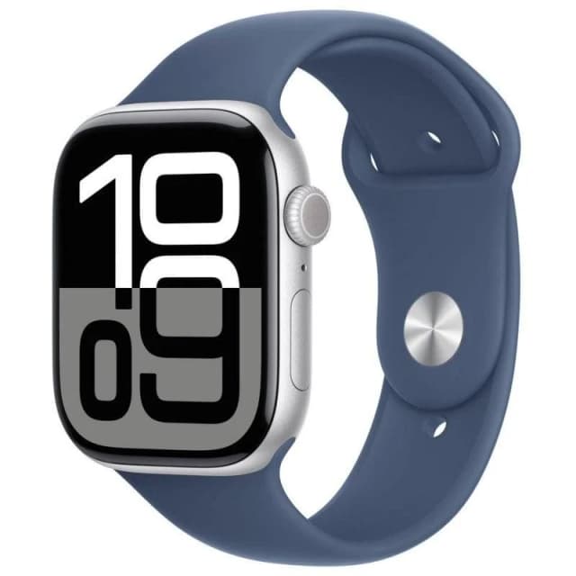 Detalle de Apple Watch Series 10 46 mm GPS + Cellular, aluminio plata