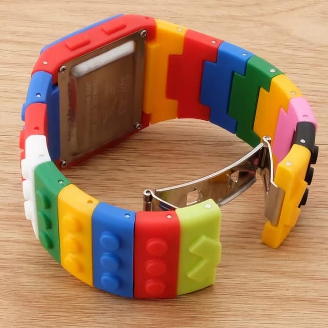 Thumbnail 4 de FENKOO Orologio digitale arcobaleno Rosso 3 ATM