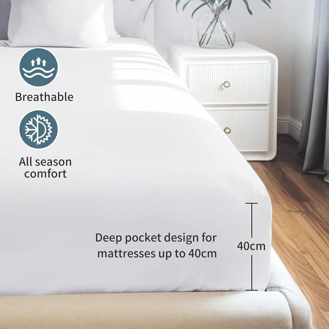 Detalle 2 de Tifschlaf King Size Fitted Sheet Deep