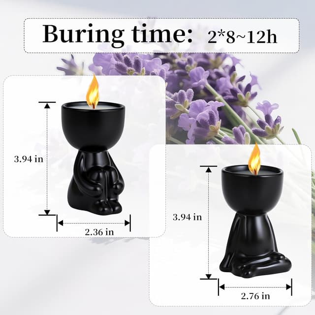 Detalle de Fpathway humanoid scented candle 50g