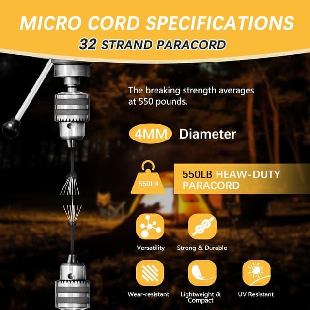 Thumbnail 1 de Romon Paracord 4mm 30m ⛺