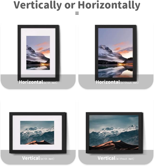 Thumbnail 4 de UHOUSEST Cadre photo A4 noir 🖼