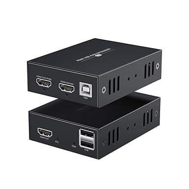 Imagen de PWAYTEK Extensor HDMI KVM 1080P USB sobre Ethernet 45m en OfertitasTOP