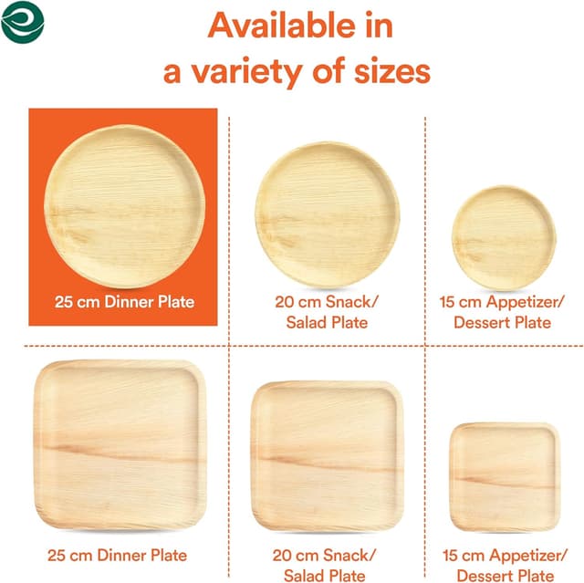 Thumbnail 6 de ECO SOUL palm leaf plates 10 inch round