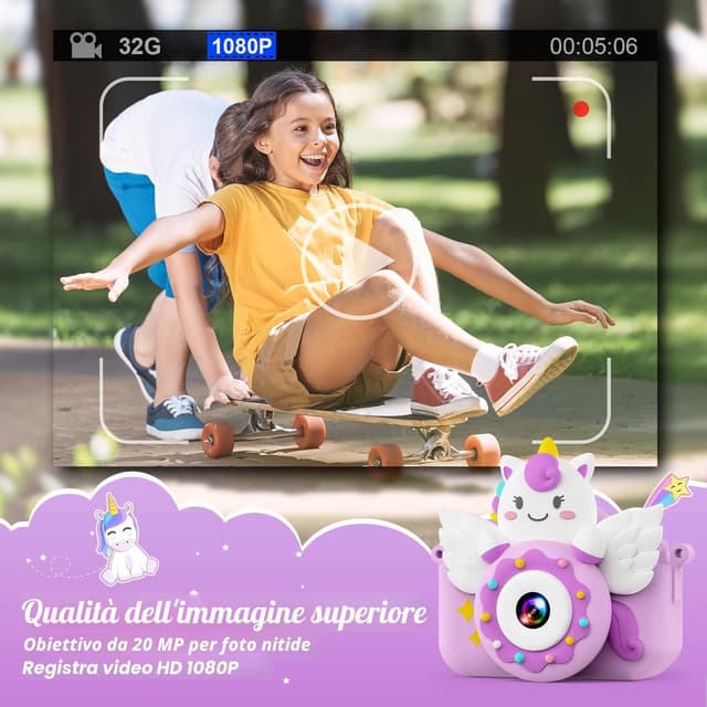 Detalle 2 de TIATUA Macchina Fotografica Bambini 32GB