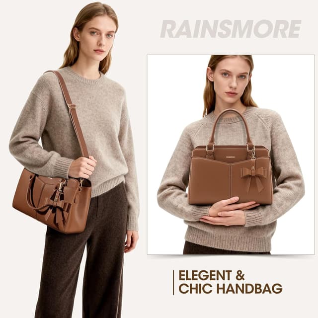 Detalle 2 de RAINSMORE Handtasche Mittelgroß 31×14×22 cm