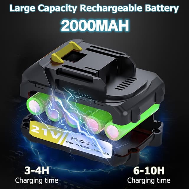 Thumbnail 2 de Batteria backup 21 V 2000 mAh 🛠