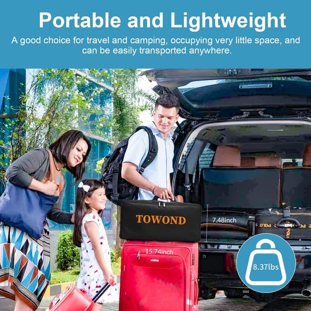 Thumbnail 3 de Towond 120 inch Projector Screen with Stand