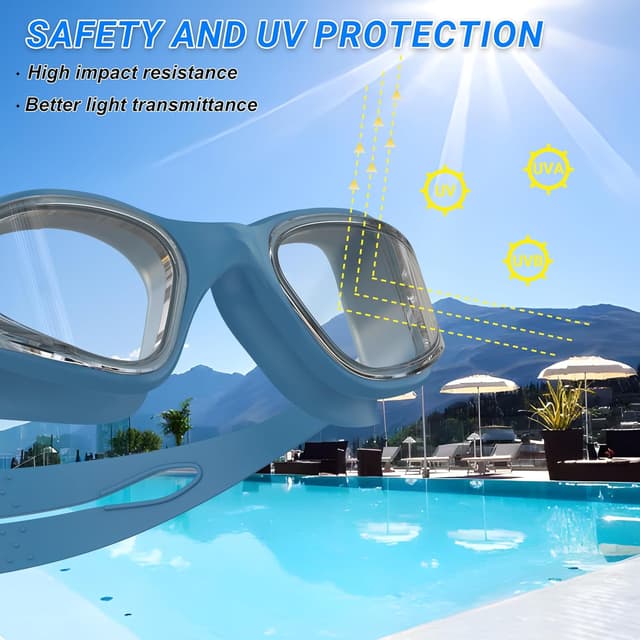 Thumbnail 4 de Ambienden Lunettes de natation anti‑buée Protection UV 🤿