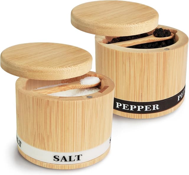 Thumbnail 6 de ThougrLyh Bamboo Salt Box