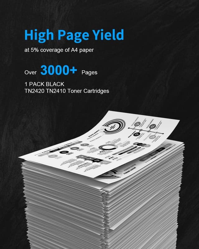 Detalle de Compatible Brother TN2410 TN2420 toner