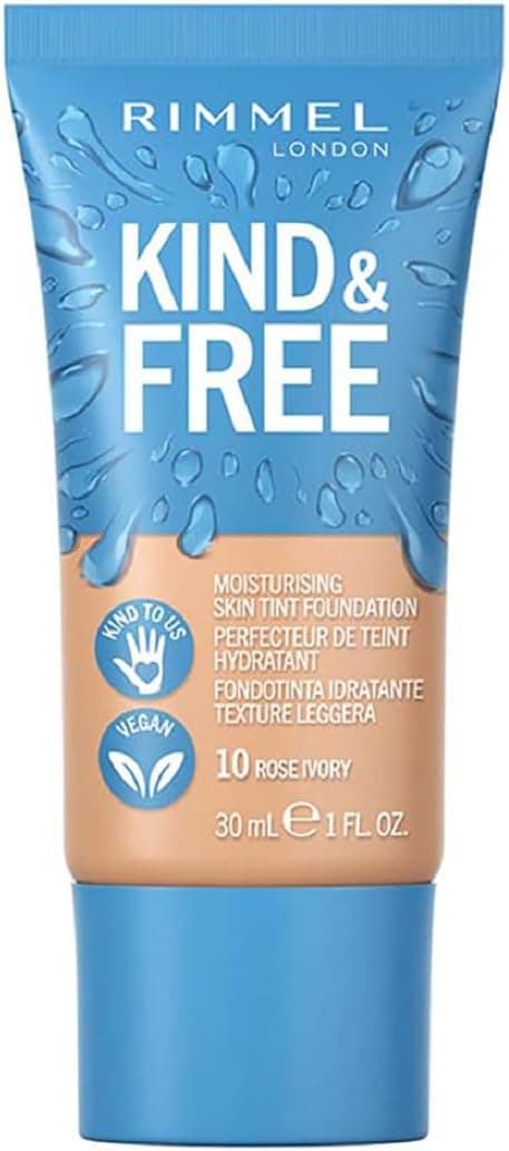 Imagen de Rimmel Kind & Free Base Maquillaje 30ml 🌹 Tono 10 Rose Ivory en OfertitasTOP
