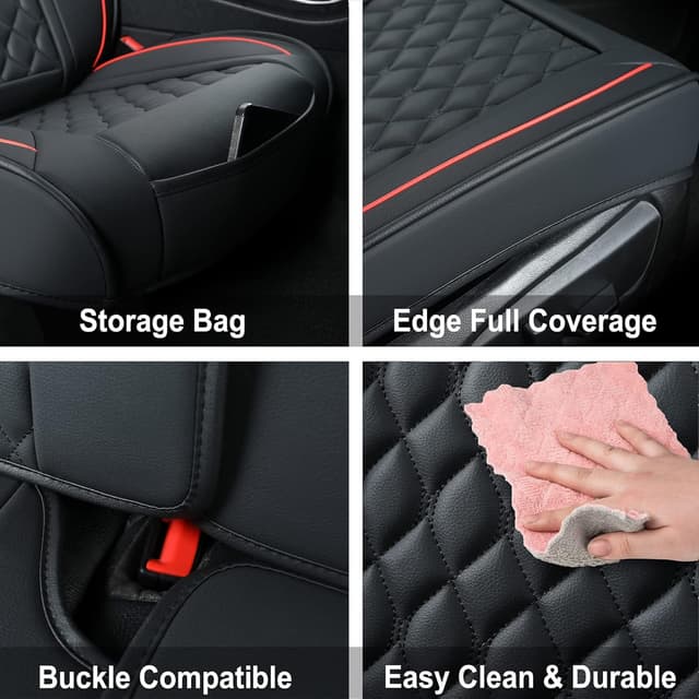 Thumbnail 3 de Vankerful Car Seat Covers Front Pair 2-pc