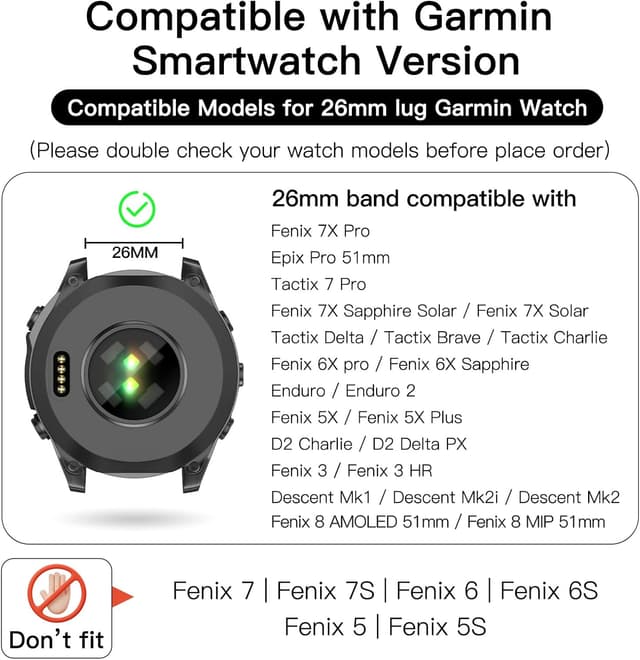 Detalle 2 de Fenix 8 51mm silicone strap by OVERSTEP