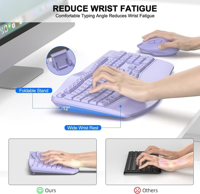 Detalle de ULSOU Wireless keyboard combo, 2.4G